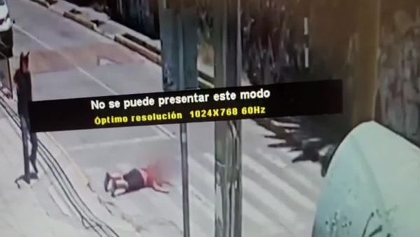 Mujer arrastrada en Valparaíso