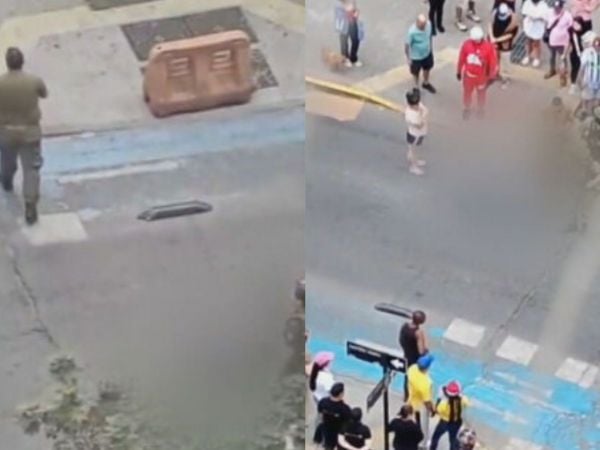 Enfrentamiento a tiros en Santiago Centro dejó un peatón herido