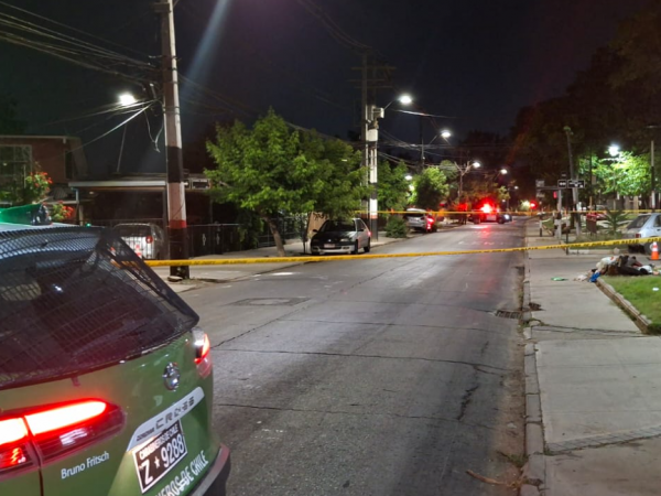 Hombre baleado en La Reina