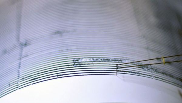 Sismógrafo. Terremoto en Japón