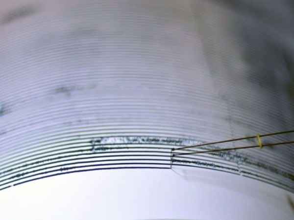 Sismógrafo. Terremoto en Japón