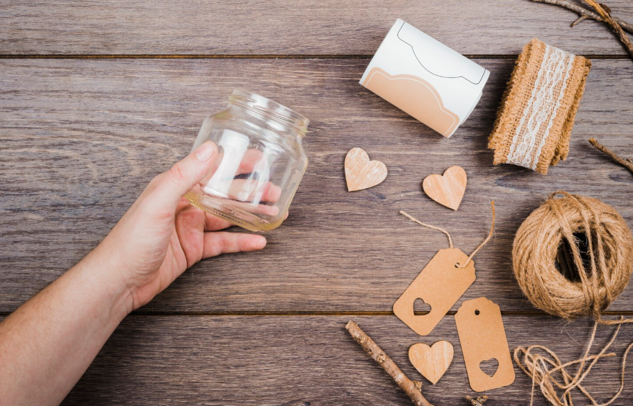 El frasco de agradecimientos