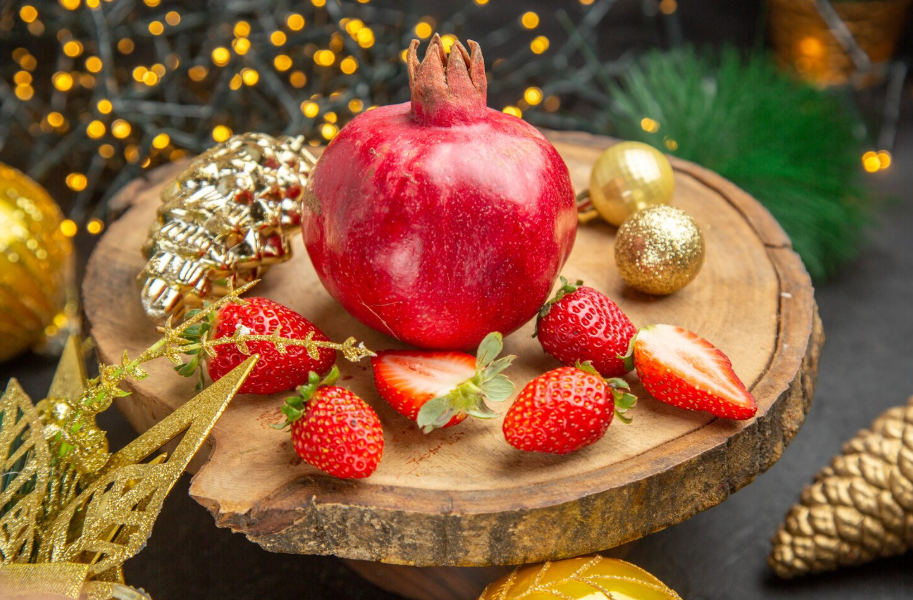 Bandeja de dulces o frutas de prosperidad
