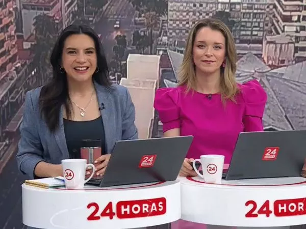 Valentina Reyes y Carla Zunino en 24 Horas Tu Mañana.
