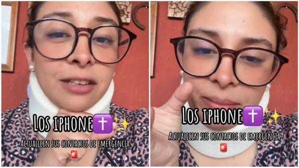 Joven revela desconocida función de los iphone en un accidente de tránsito