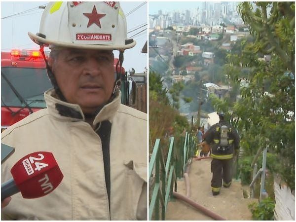 Un muerto tras incendio en Viña del Mar