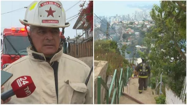 Un muerto tras incendio en Viña del Mar