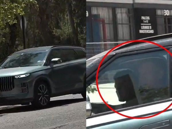 Llegada de Matías Palavecino a complejo de la Universidad Católica