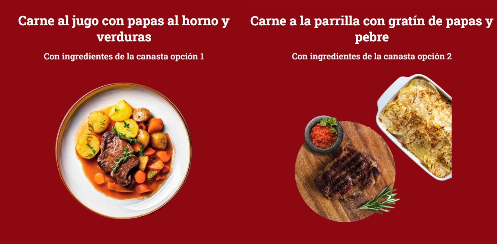 Menús navideños ODEPA