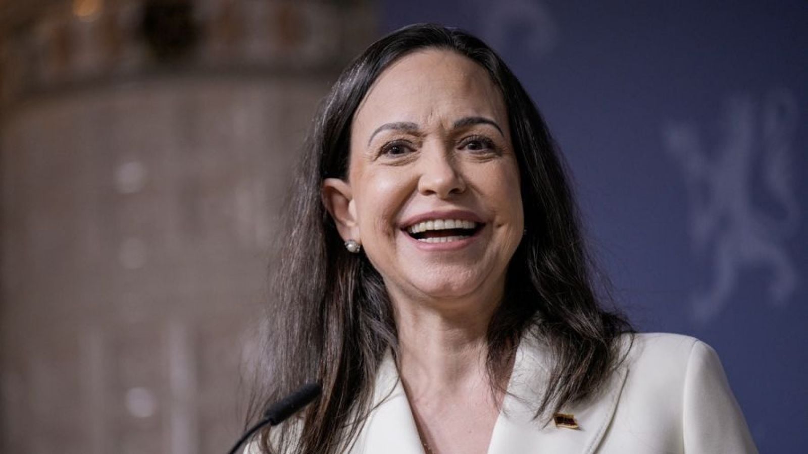 El primer discurso de María Corina Machado en Oslo: "Venezuela fue invadida"