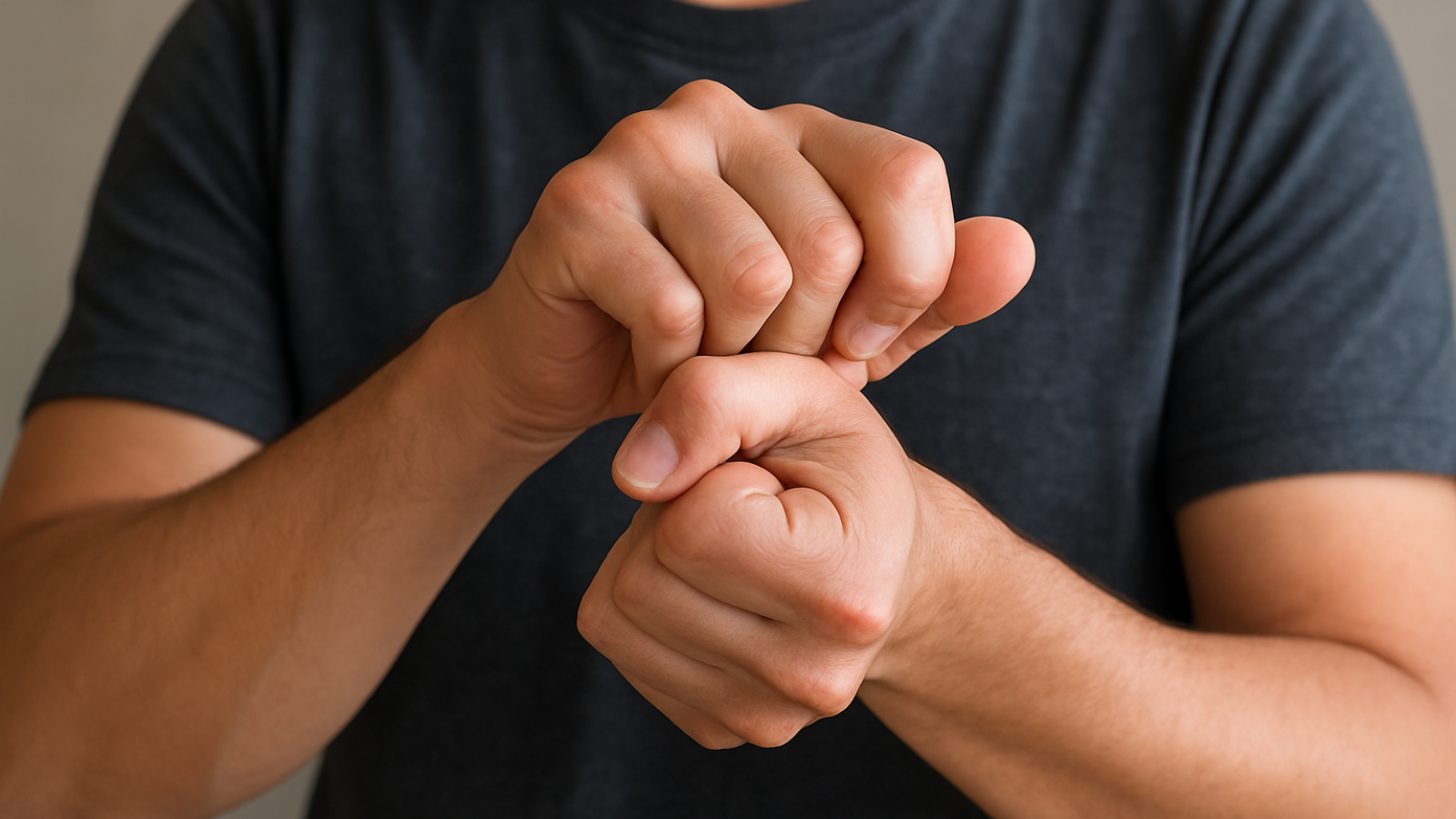 Tronarse los dedos. Foto referencial.