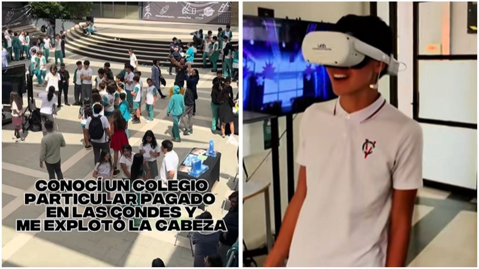 Profesor impactado con colegio en Las Condes