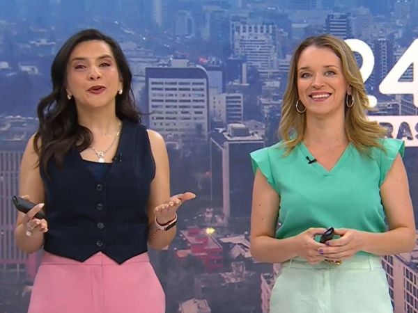 Valentina Reyes y Carla Zunino en 24 Horas Tu Mañana.