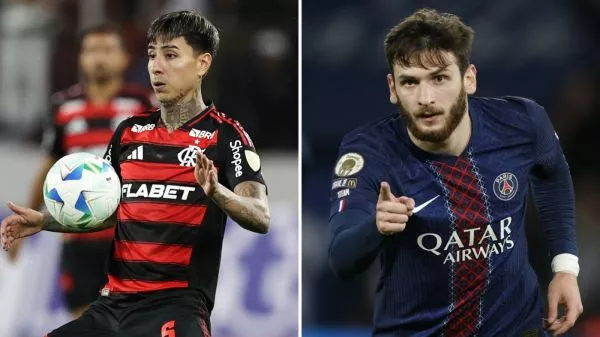 Erick Pulgar y Khvicha Kvaratskhelia