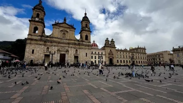 Plaza de Bolívar en Bogotá, Colombia