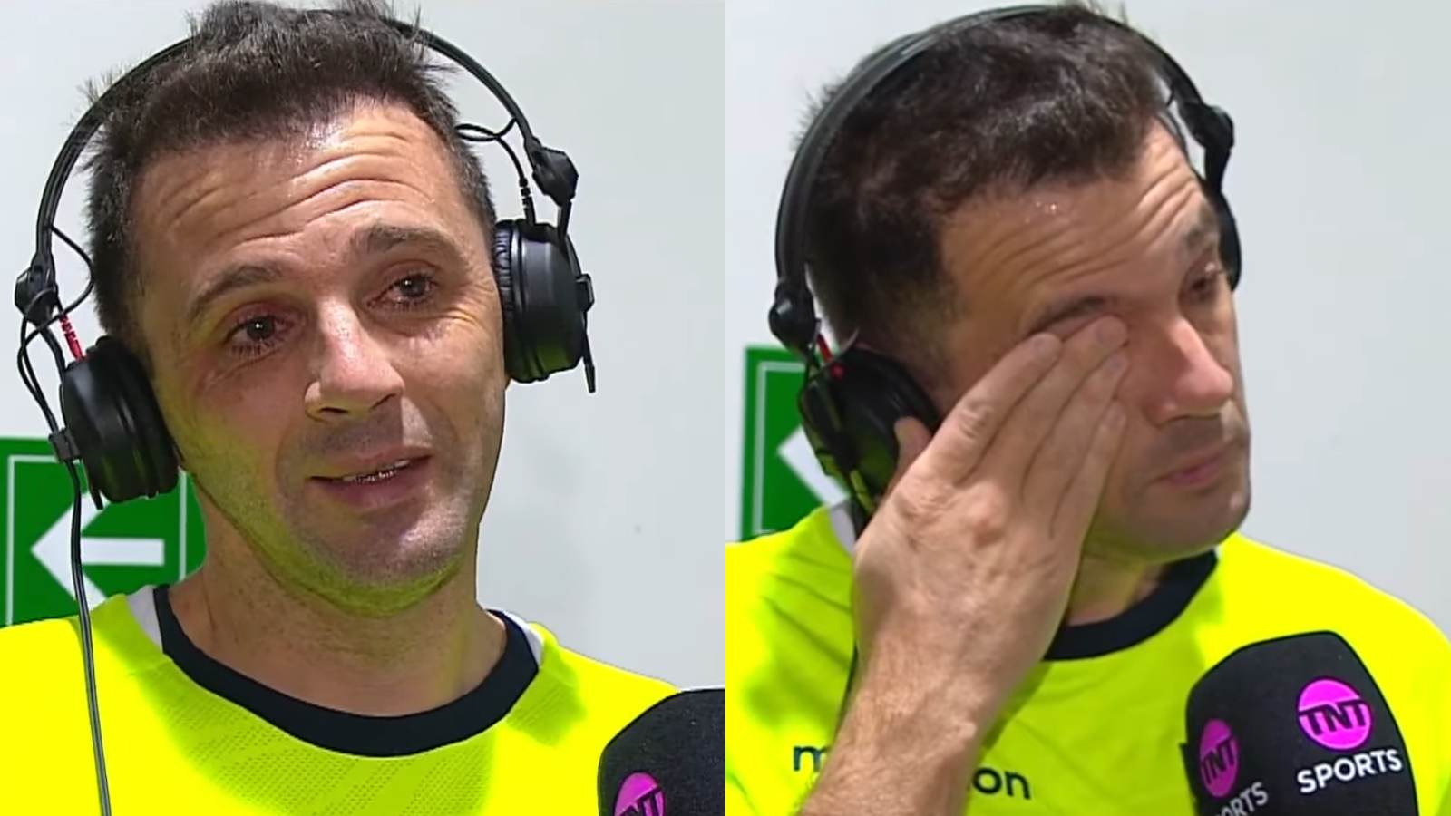 Walter Montillo emocionado en su despedida del fútbol