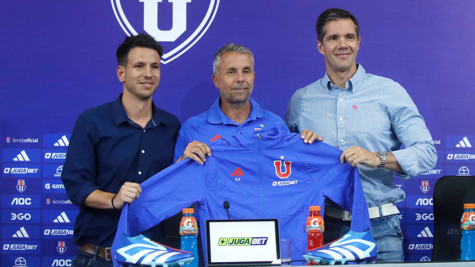 Manuel Mayo, Gustavo Álvarez y Michael Clark