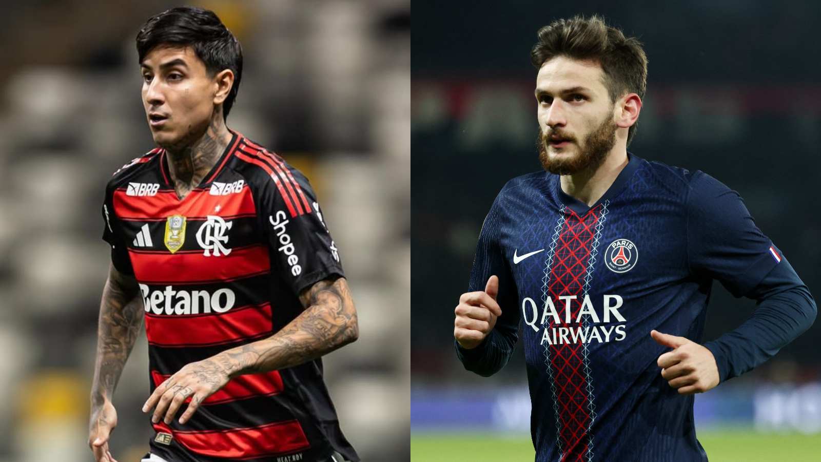 Erick Pulgar y Khvicha Kvaratskhelia