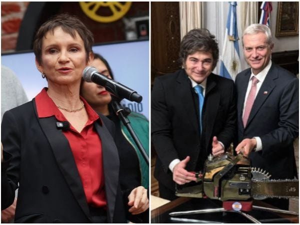 Carolina Tohpa por foto de Kast y Milei