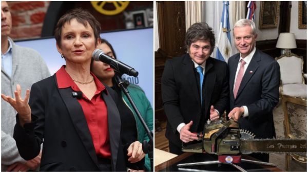 Carolina Tohpa por foto de Kast y Milei