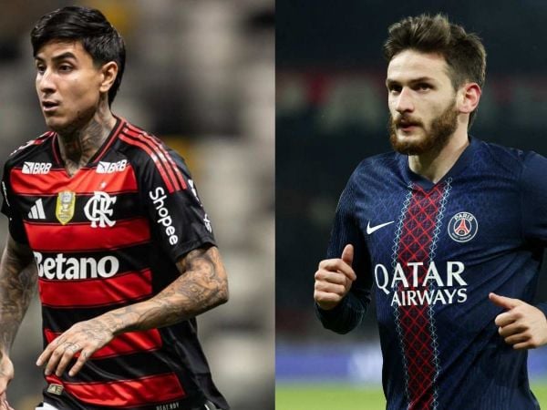 Erick Pulgar y Khvicha Kvaratskhelia