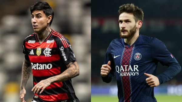 Erick Pulgar y Khvicha Kvaratskhelia