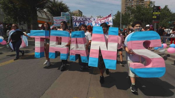 Marcha personas transgénero. Foto referencial.