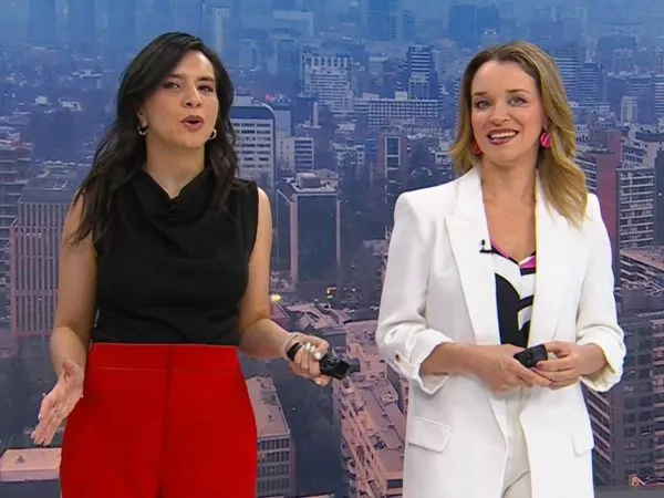 Carla Zunino y Valentina Reyes en 24 Horas Tu Mañana.