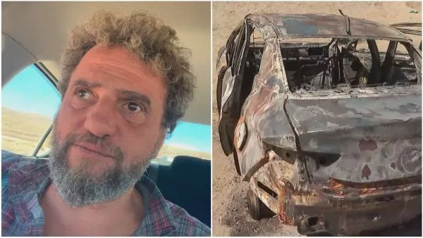 Ali Dikici, auto quemado