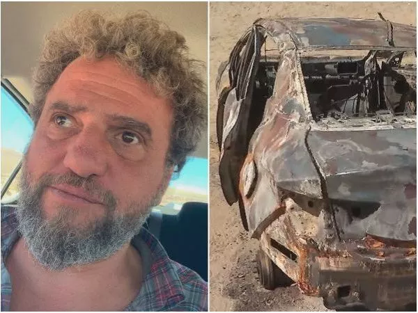 Ali Dikici, auto quemado