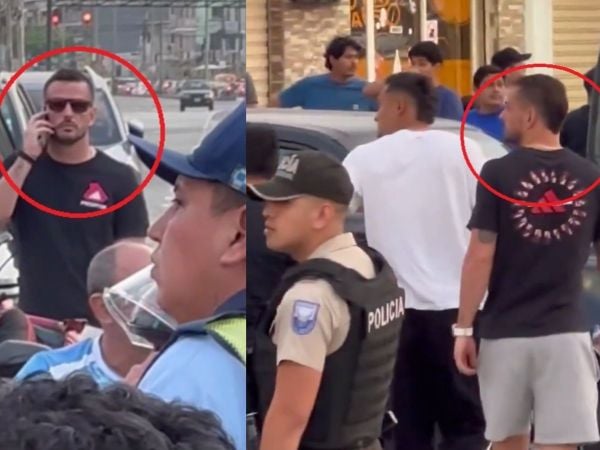 Octavio Rivero llegó al lugar donde fue asesinado Mario Pineida