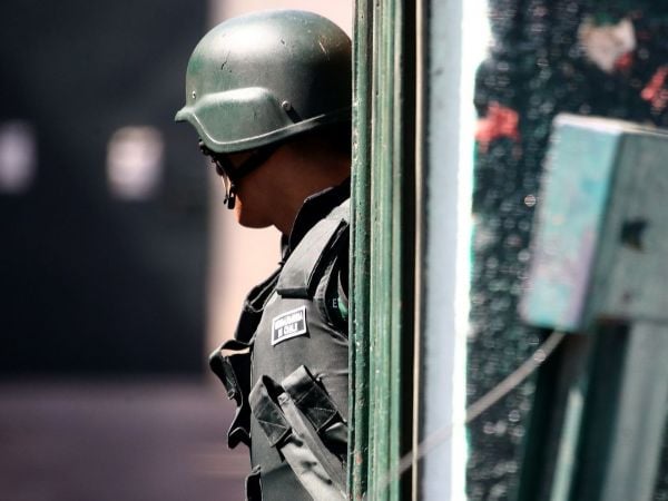 Gendarmes de Operación Apocalipsis llegan a centro de justicia