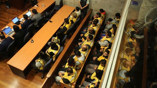 Gendarmes de Operación Apocalipsis llegan a centro de justicia