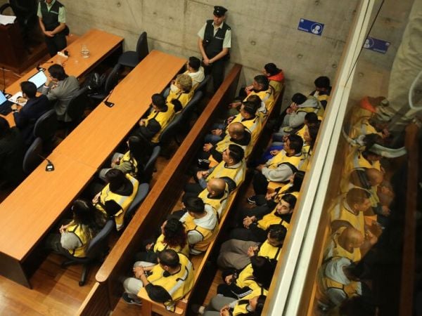 Gendarmes de Operación Apocalipsis llegan a centro de justicia