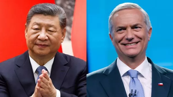 Xi Jinping y José Antonio Kast
