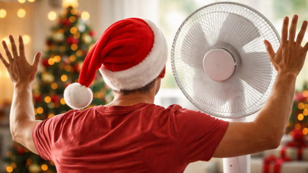 Navidad con calor. Foto referencial