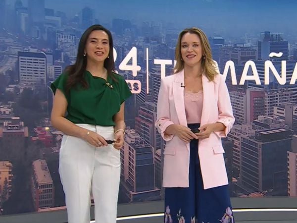 Valentina Reyes y Carla Zunino en 24 Horas Tu Mañana.