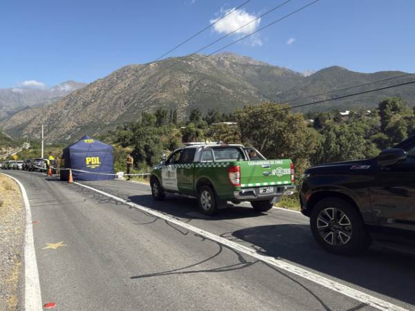 Cadáver en Cajón del Maipo