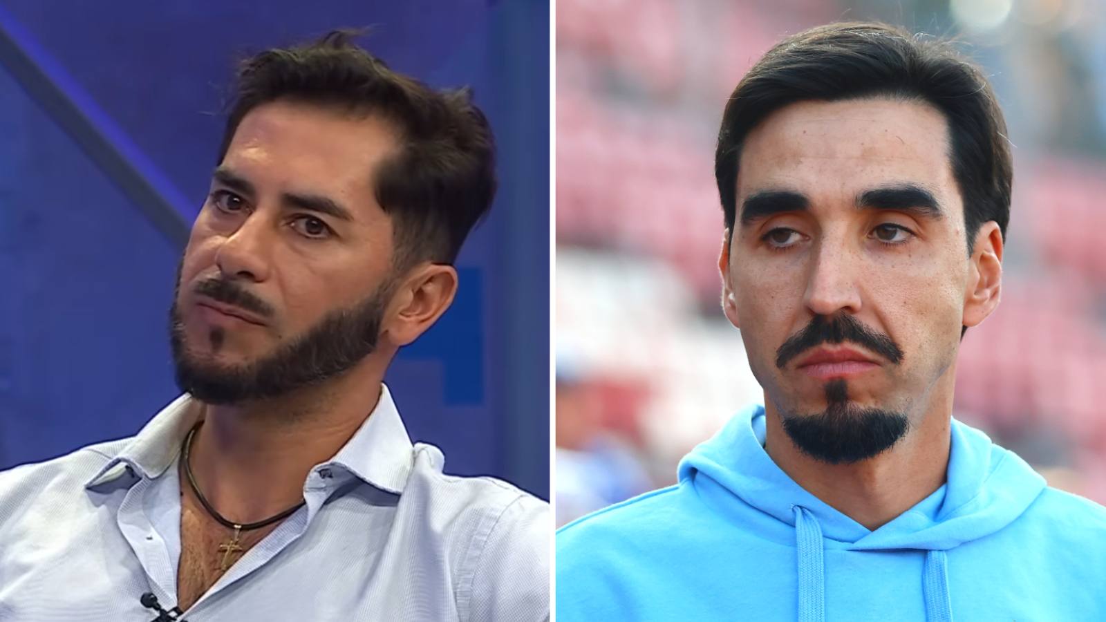 Johnny Herrera y Francisco 'Paqui' Meneghini