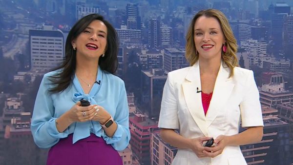 Carla Zunino y Valentina Reyes en 24 Horas Tu Mañana.