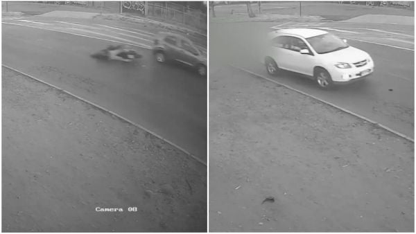 Choque motociclista en La Pintana