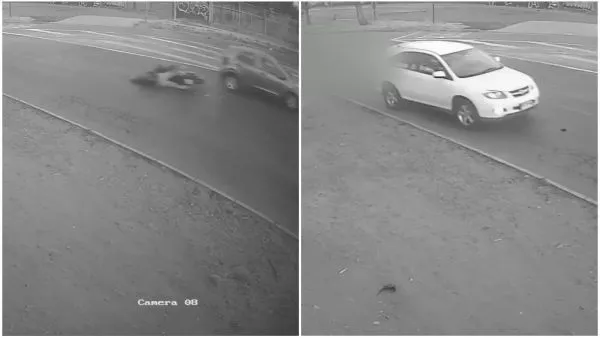 Choque motociclista en La Pintana