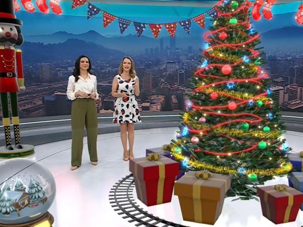 Carla Zunino y Valentina Reyes en 24 Horas Tu Mañana.