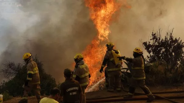 Incendio forestal Maule