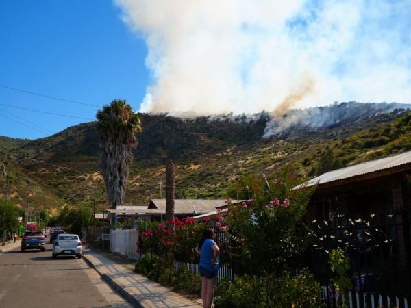 Incendios en la región de O'Higgins