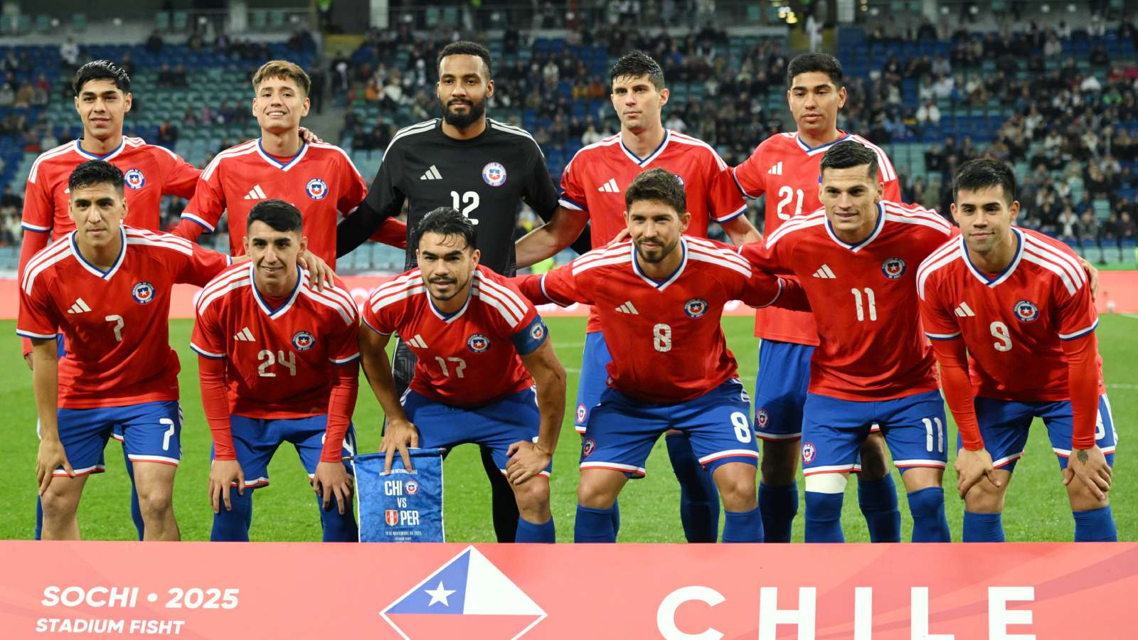 Selección Chilena previo a disputar un amistoso en Rusia