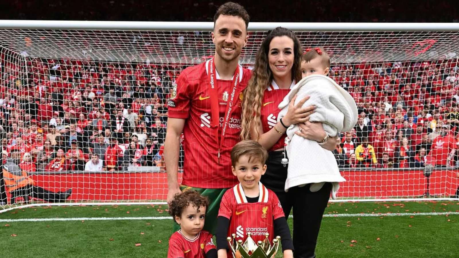 Diogo Jota y su familia