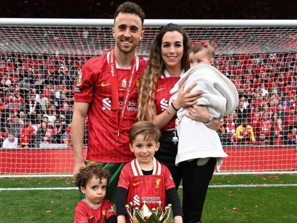 Diogo Jota y su familia