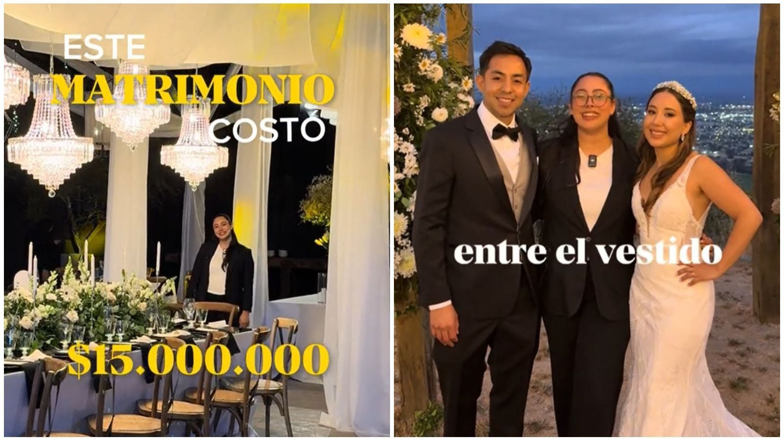 Banquetera mostró cómo se ve un matrimonio de 15 millones y desató ola de comentarios
