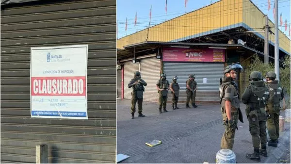 Municipalidad de Santiago clausura locales en galería del Barrio Franklin